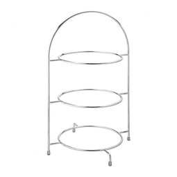 Cake Stand 3 Tier Silver 21.5CM