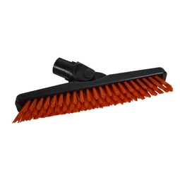 Grout Brush with Red Bristles Black