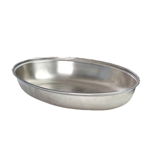 Oval Serving Dish Stainless Steel 20x14x4CM