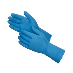Rubber Household Glove Blue Small